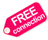Free connection broadband